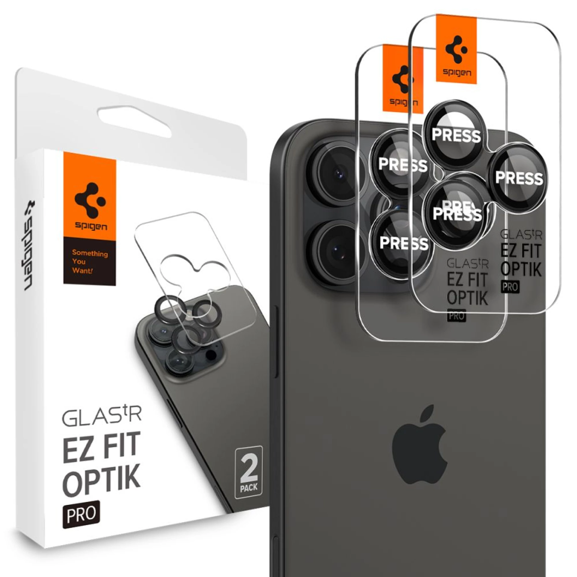 Zaštitno staklo za kameru Spigen EZ Fit Optik Camera 14 Pro-17 Pro/Pro Max 2pcs