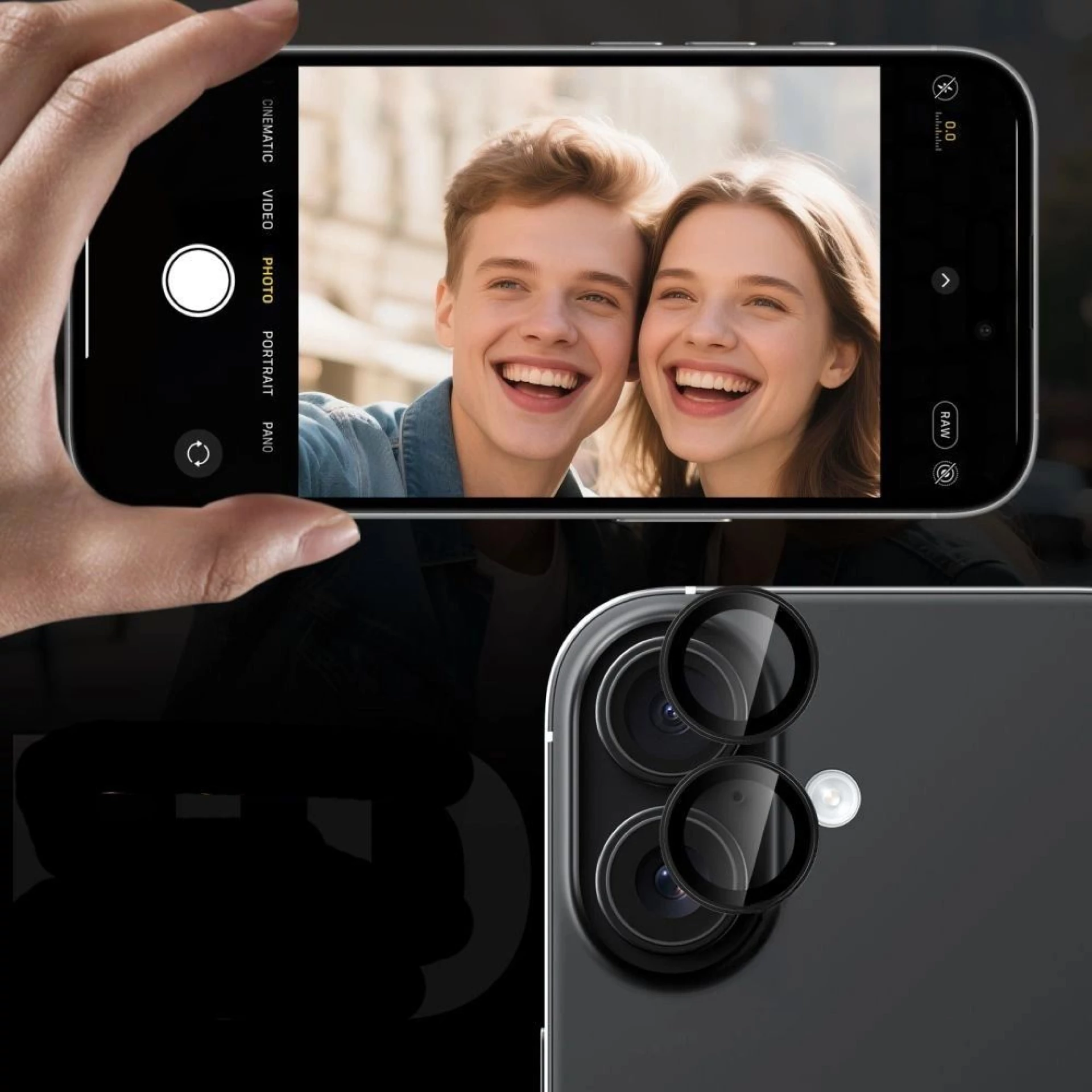 Zaštitno staklo za kameru Tech-Protect Camring Fit+ za Samsung S26 Ultra