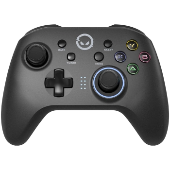 LORGAR TRIX-510, Gaming controller, Black, BT5.0 Controller with built-in 600mah battery, 1M Type-C charging cable ,6 axis motion sensor support nintendo switch ,android,PC, IOS13, PS3, normal size dongle,black
