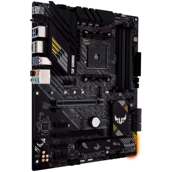 ASUS TUF GAMING B550-PLUS AM4 ATX gaming MB - AMD B550 4xDIMM DDR4 2xM.2 4xSATA PCIe 4.0 2.5Gb Ethernet 1xDisplayPort 1xHDMI with Aura Sync RGB lighting support