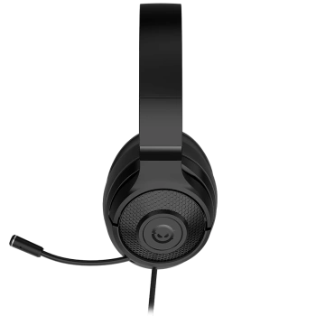 LORGAR Noah 101, Gaming headset with microphone, 3.5mm jack connection, cable length 2m, foldable design, PU leather ear pads, size: 185*195*80mm, 0.245kg, black