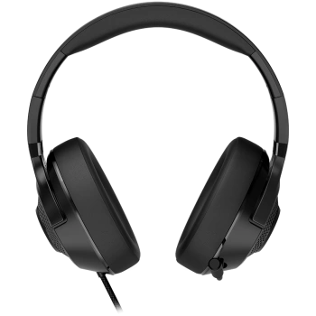 LORGAR Noah 101, Gaming headset with microphone, 3.5mm jack connection, cable length 2m, foldable design, PU leather ear pads, size: 185*195*80mm, 0.245kg, black