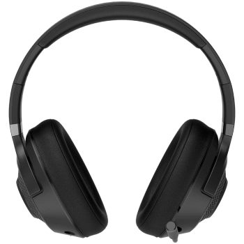 LORGAR Noah 500, Wireless Gaming headset with microphone, JL7006, BT 5.3, battery life up to 58 h (1000mAh), USB (C) charging cable (0.8m), 3.5 mm AUX cable (1.5m), size: 195*185*80mm, 0.24kg, black