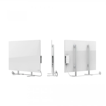 AENO Premium Eco Smart Heater, 700W, Tempered glass, Infrared+convection heating type, Led display Plug type: Europe (E/F type), WHITEManufacturer: AENO
