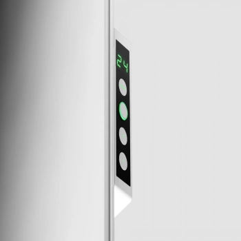 AENO Premium Eco Smart Heater, 700W, Tempered glass, Infrared+convection heating type, Led display Plug type: Europe (E/F type), WHITEManufacturer: AENO