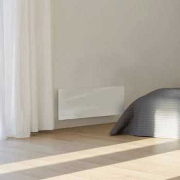 AENO Premium Eco Smart Heater, 700W, Tempered glass, Infrared+convection heating type, Led display Plug type: Europe (E/F type), WHITEManufacturer: AENO