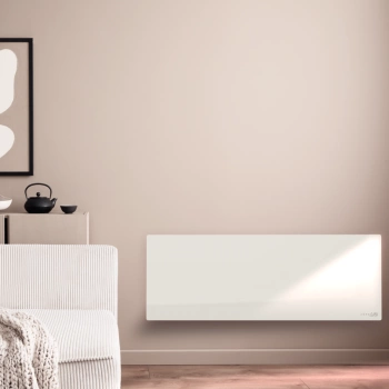 AENO Premium Eco Smart Heater, 700W, Tempered glass, Infrared+convection heating type, Led display Plug type: Europe (E/F type), WHITEManufacturer: AENO