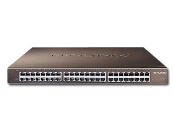 Switch TP-Link TL-SG1048, 48-Port Gigabit RJ45 10/100/1000Mbps Standard 19-inch rack-mountable steel case switch, 96Gbps Switching Capacity, 2 Fans, Auto Negotiation/Auto MDI/MDIX