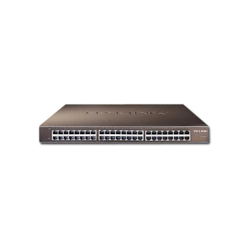 Switch TP-Link TL-SG1048, 48-Port Gigabit RJ45 10/100/1000Mbps Standard 19-inch rack-mountable steel case switch, 96Gbps Switching Capacity, 2 Fans, Auto Negotiation/Auto MDI/MDIX