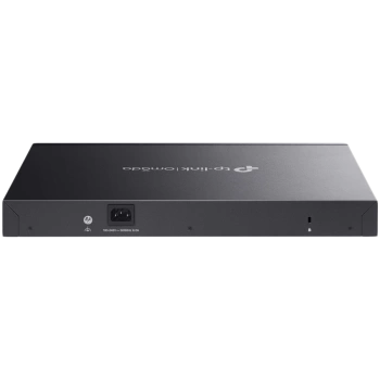 TP-Link SG3428MP Omada 28-Port Gigabit L2+ Managed Switch with 24× Gigabit 802.3af/at PoE+ ports and 4× Gigabit SFP slots, 384 W total PoE budget, Omada app, Static Routing, VLAN, ACL, QoS, IGMP Snooping, OAM, and DDM, ERPS, Zero-Touch Provisioning