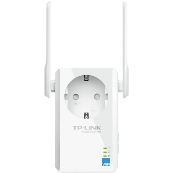 Repeater TP-Link TL-WA860RE, 300Mbps Wireless N Wall Plugged Range Extender with AC Passthrough, QCA(Atheros), 2T2R, 2.4GHz, 802.11n/g/b, Ranger Extender button, Range extender mode, with 2 fixed Antennas