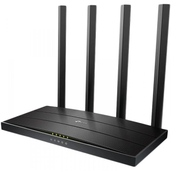 TP-Link AC1900 802.11ac Wave2 3×3 MIMO Wi-Fi Router, 1300Mbps at 5GHz + 600Mbps at 2.4GHz, 5 Gigabit Ports,4 antennas, Beamforming,Smart Connect,IPTV, Access Point Mode, IPv6 Ready,Tether App,Cloud support