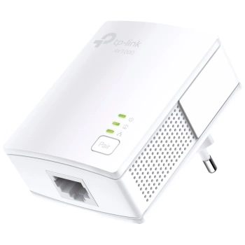 TP-Link AV1000 Powerline Starter Kit, Broadcom, 1 Gigabit Port, 1000Mbps Powerline, HomePlug AV, New PLC Utility,Twin Pack, Patented Power - Saving Mode - automatically reduces power consumption by up to 85%