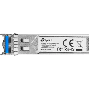 TP-Link SM311LM Omada 1000Base-SX MMF Mini GBIC Module, Multi-mode MiniGBIC module, Supports Digital Diagnostic Monitoring (DDM), Compatible with Small Form Pluggable Multi-Source Agreement (SFP-MSA), Hot-Pluggable, 850nm, 550m