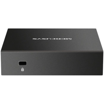 Mercusys MS105GS 5-Port Gigabit Desktop Switch, 5× Gigabit Ports, Desktop Steel Case, Wall Mounting, Plug and Play, Power Saving, Compact design, Green Ethernet technology, Silent