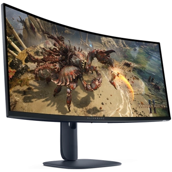 Monitor Alienware 34 Gaming AW3425DWM Curved, 3440x1440, WQHD, 180Hz, VA Antiglare, 21:9, 3000:1, 400 cd/m2, AMD FreeSync+ VESA, 4ms/2ms/1ms, 178/178, DP, 2xHDMI, 2xUSB-A, USB-B, Tilt, Pivot, Height Adjust, 3Y