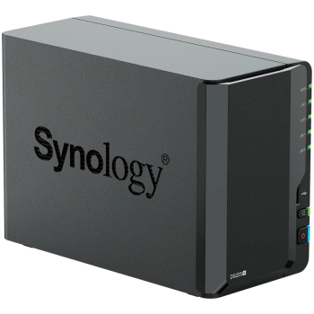 Synology DS225+, Tower, 2-bays 3.5'' SATA HDD/SSD, CPU Inte Celeron J4125 4-core (4-thread) 2.0 GHz, burst up to 2.7 GHz, 2 GB DDR4 non-ECC (expandable up to 6 GB), 1xRJ-45 1GbE LAN, 1xRJ-45 2.5 GbE LAN, 2xUSB 3.2 Gen 1, 1.3 kg, 3yr warranty