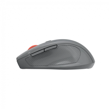 Canyon 6 buttons wireless 2.4Ghz mouse, MX8650A Sensor, DPI up to 1600,Injection case, 3 M life times left and right switches, 2xAAA battery, ABS material. Size: 105x71x40mm, Weight: 59g, Dark grey