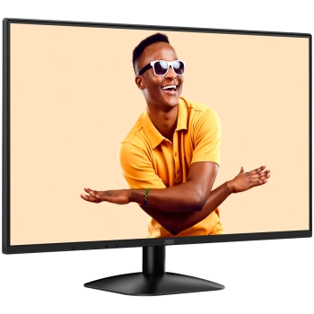 AOC Monitor 27B31H 27" 120Hz IPS, 1920x1080 FHD, 1ms MPRT / 4ms GtG, 1500:1, 178/178, Adaptive Sync, HDMI 1.4 VGA, Anti-Blue Light / Flicker-Free, 3-sides frameless, Tilt, VESA, Black, 3y