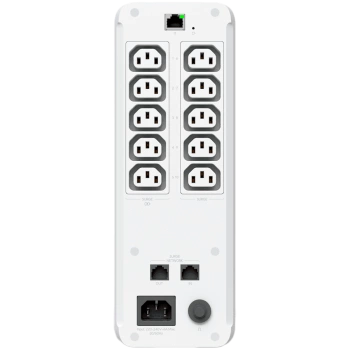 Ubiquiti UPS-Tower-EU UniFi managed 1kVA uninterruptible power supply with 5 surge-only outlets and 5 software-resettable surge and backup devices