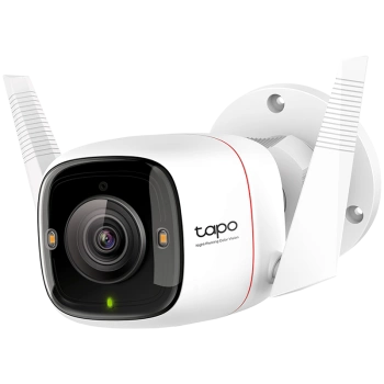 TP-Link Tapo C325WB Outdoor Security Wi-Fi Camera, 2K QHD (2688x1520), F1.0, 2.4 GHz,2T2R,2 × External Antennas, 1 × Ethernet Port,Night-Piercing Color Vision, Smart AI Detection and Notifications (motion, people, pets, cars, abnormal sound)