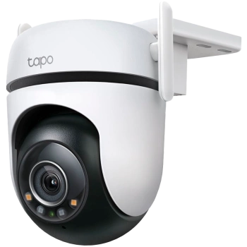 TP-Link Tapo C520WS Outdoor Pan/Tilt Security Wi-Fi Camera, 2K QHD (2560x1440), 2.4 GHz,2T2R,2 × External Antennas, 1 × Ethernet Port, Horizontal 360º, Pan/Tilt, Starlight Color Night Vision, Smart AI Detection and Notifications (motion,people,pet