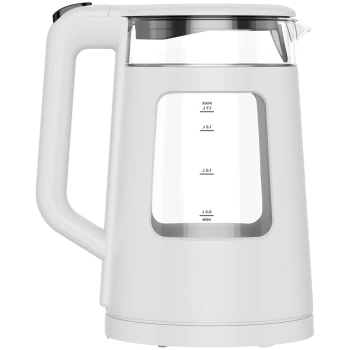 AENO Electric Kettle EK6: 1850-2200W, 2L, Strix, Square-shaped body, Transparent lid, High Resistant Glass, LED-Illumination, Auto Power Off, Dry tank Protection
