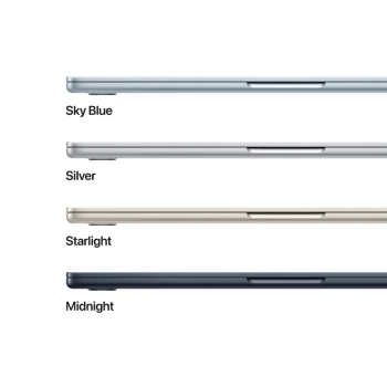 MacBook Air 13-inch,Sky Blue,Model A3449,M5 CHIP WITH 10C CPU, 8C GPU,16GB unified memory,30W USB-C Power Adapter,512GB SSD storage,Two Thunderbolt 4 Ports,Touch ID,Liquid Retina display,Force Touch Trackpad, KEYBOARD-INT