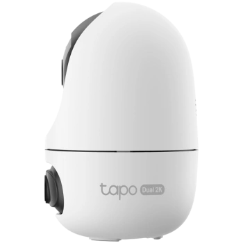 TP-Link Tapo C245D Dual Lens Pan/Tilt Security Camera, 2K (2304x1296) and 2K (2304x1296), 2.4 GHz, Dual Lens, Pan/Tilt, Smart AI Detection and Notifications, AI Smart Tracking, Sound and Light Alarm, Remote Control, Two-Way Audio