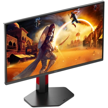 AOC MONITOR Q25G4SR, GAMING 25'', G, 300HZ, FAST IPS, 2560x1440, 0.3 MS, 80M:1, 300 CD/M, TILT, HEIGHT ADJUSTABLE, SWIVEL, PIVOT, 2X HDMI, DISPLAY PORT, 3YW, BLACK-RED