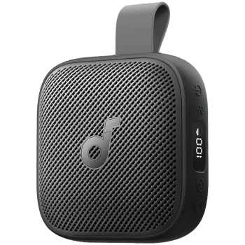 Anker, Soundcore Boom Go 3i Black, 24 Hour Playtime, 15W, IP68, Battery Display, Emergency Charging for Phone, TWS Pairing capable, RGB Lights