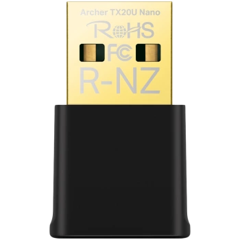 TP-Link Archer TX20U Nano AX1800 Nano Dual Band Wi-Fi 6 USB Adapter, 1201 Mbps at 5 GHz + 574 Mbps at 2.4 GHz, 2xInternal Antennas, USB 2.0, MU-MIMO, OFDMA, WPA3, Nano design, Plug and Play