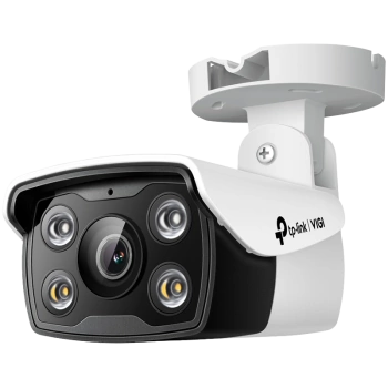 4MP Outdoor Full-Color Bullet Network CameraSPEC: H.265+/H.265/H.264+/H.264, 1/3"" Progressive Scan CMOS, Color/0.04 Lux@F1.6, 0 Lux with IR/White Light, 25fps/30fps ( 2560x1440,2304x1296, 2048x1280, 1920x1080), PoE/12V DC, 4 mm Fixed Lens, Built-I