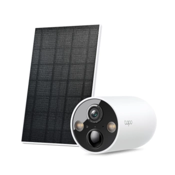 TP-Link Tapo C425 KIT, Solar Powered Security Camera Kit, 1 x Tapo C425, 1 x Tapo A201, 2K QHD ( 2650x1440), 2.4 GHz, 1000 mAh battery, Sloar panel (5.2V, 2.5W), Non Stop Power, Smart Detection