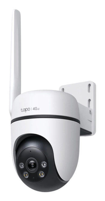 TP-Link Tapo C501GW Outdoor Pan/Tilt 4G LTE Camera, 1080p (1920x1080), 4G LTE, 1 x External Antenna, 1 x PoE Port, Horizontal 360, Pan/Tilt, Starlight Color Night Vision, Smart AI Detection and Notifications (motion, people, pets, cars)