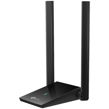 TP-Link Archer TX20U Plus AX1800 High Gain Dual Band Wi-Fi 6 USB Adapter, 1201 Mbps at 5 GHz + 574 Mbps at 2.4 GHz, 2× High Gain External Antennas ( Adjustable, Multi-Directional ), USB 3.0, Extension Cable, MU-MIMO, OFDMA, WPA3, Beamforming