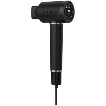 High Speed Hair Dryer, Black, 220V-240V~50-60Hz, 1500W, Voice Control, Ionizer, Touch LCD, Infrared Nursing, Infrared Distance Protection, AI Control, Gravity Sensor 110000RPM, Noise less than 67dB