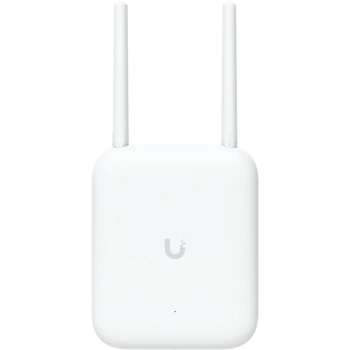 Ubiquiti U7-Outdoor All-weather WiFi 7 AP with 4 spatial streams, an integrated directional super antenna, and versatile mounting options