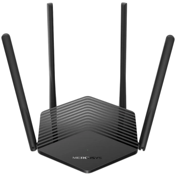 Mercusys AC1900 Wireless AC Gigabit Router, 600 Mbps at 2.4 GHz + 1300 Mbps at 5 GHz, 6×5dBi Fixed External Antennas with Beamforming, 2× G LAN Ports, 1× G WAN Port, Access Point Mode, 3X3 MU-MIMO, Parental Controls, Guest Network, Smart Connect