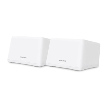 Mercusys Halo H47BE (2-Pack) BE9300 Whole Home Mesh Wi-Fi 7 System, 688 Mbps at 2.4 GHz + 2880 Mbps at 5 GHz + 5760 Mbps at 6 GHz, Internal Antennas, 3x 2.5 Gbps Port (WAN/LAN auto-sensing), MLO, 4096-QAM, OFDMA, EHT160 on 5GHz, EHT320 on 6GHz
