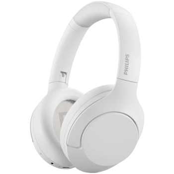 PHILIPS Wireless headphones TAH8506WT/00 - Adaptive ANC, Noise Cancelling Pro, Bluetooth MultiPoint, up to 60hrs play time, touch control, white