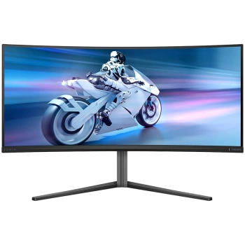 Philips Monitor Evnia 34M2C6500/00 34'' QD-OLED, 21:9, 3440x1440 (UltraWide QHD), 175Hz, 0.03ms, 250 cd/m² (SDR), 1000 cd/m² (HDR), 1,000,000:1, 2x HDMI 2.0, DisplayPort 1.4, 4x USB 3.2, Dark Slate Design, Adaptive-Sy