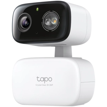 TP-Link Tapo C216 Indoor/Outdoor Pan/Tilt Security Wi-Fi Camera, 2K (2304x1296), 2.4 GHz, Horizontal 360, Pan/Tilt, Smart Detection and Notifications (motion, people, baby crying), Motion Tracking, IP65, Remote Control, Two-Way Audio