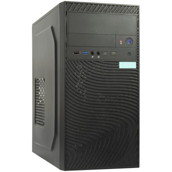 Inter-Tech PC Chassis IT-6516 Ripple, mATX, 1x 5.25" external, 2x 3.5" int. and ext., 3x 2.5" internal, 2x USB 3.2, 2x USB-C, mATX MB, ATX PSU, 175 x 365 x 355mm (WxDxH), Dark Gray