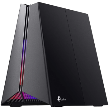 TP-Link Archer GE550 BE9300 Tri-Band Wi-Fi 7 Gaming Router, 574 Mbps at 2.4 GHz + 2882 Mbps at 5 GHz + 5764 Mbps at 6 GHz, 4x Internal Antennas, Quad-Core CPU, 1x5 G WAN port +1x5 G LAN port +3x2.5 G LAN ports, 1xUSB 3.0 Port