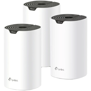 AC1900 Whole Home Mesh Wi-Fi SystemSPEED: 600 Mbps at 2.4 GHz +1300 Mbps at 5 GHzSEPC: 3× Internal Antennas, 3× Gigabit Ports (WAN/LAN auto-sensing)FEATURE: Deco App, Router/AP Mode, IPv6, IPTV, Parental Controls, QoS, MU-MIMO, Beamforming, Alexa