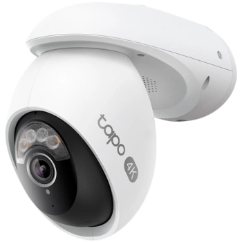 TP-Link Tapo C560WS Outdoor Pan/Tilt Security Wi-Fi Camera, 4K 8MP (3840x2160), 2.4G/5GHz, Bluetooth 5.0,1 x Ethernet Port, Face Recognition, Pan/Tilt, Starlight Color Night Vision, Smart AI Detection and Notifications (motion, people, pets, cars)