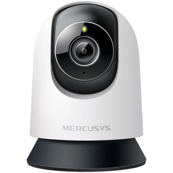Mercusys MC230 Pan/Tilt AI Home Security Wi-Fi Camera, 3K Resolution (2880x1620), Pan and Tilt, Built-in Microphone and Speaker, 850nm IR LED and Color Night Vision, 2.4 GHz Wi-Fi, MERCUSYS APP, Pan/Tilt, Smart Detection and Notification