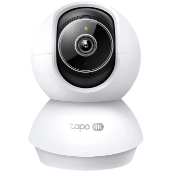 TP-Link Tapo C250 Pan/Tilt AI Home Security Wi-Fi Camera,  4K 8MP (3840x2160), 2.4 GHz, Pan/Tilt, Smart AI Detection and Notifications (motion, people, pets, cars, baby crying, abnormal sound), AI Smart Tracking, Sound and Light Alarm, Remote Control