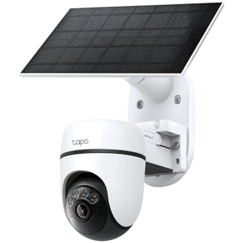 TP-Link Tapo C630 KIT Solar-Powered Pan/Tilt Security Camera Kit, 3K 5MP (2880x1620), 2.4 GHz, 6700mAh rechargeable lithium-ion battery, Solar panel (5.2V, 2.5W), Pan/Tilt, Non-Stop Power, AI Tracking, 24/7 Continuous Capture, Color Night Vision